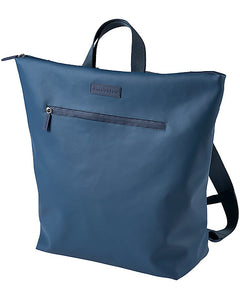Changing Backpack with Foldable Changing Mat and Stroller Hooks, BLUE - Made from recycled plastic bottles!