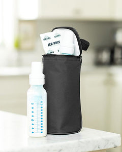 Thermal Food Carrier - Black - Suitable for Any Type of Bottle or Baby Bottle