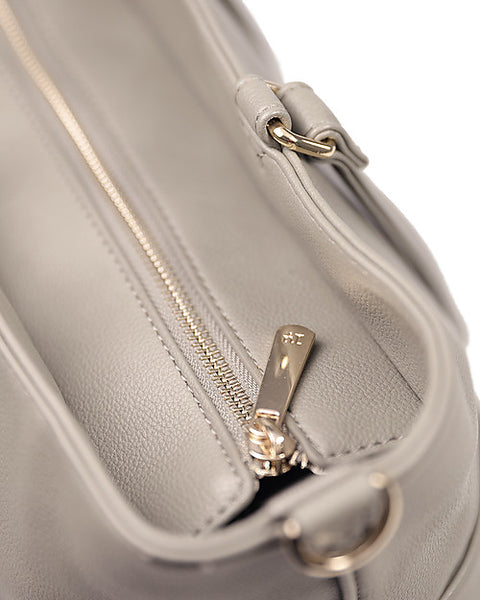 Citywalk Faux Leather Changing Bag - Light Gray- ONE LEFT IN STOCK
