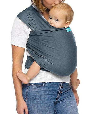 Moby Wrap Evolution Baby Carrier - Very soft and easy to wear - Denim