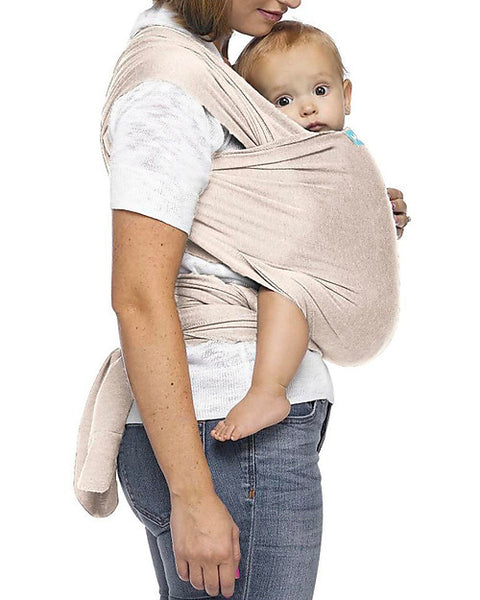 Moby Wrap Evolution Baby Carrier - Very soft and easy to wear - Almond