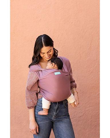 Moby Wrap Evolution Baby Carrier - Very soft and easy to wear - Terracotta