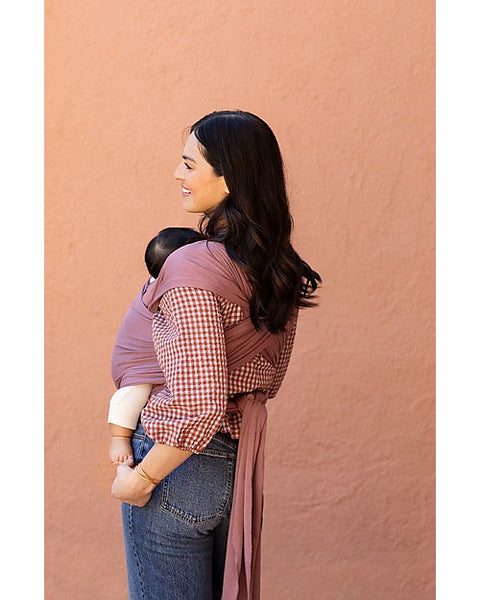Moby Wrap Evolution Baby Carrier - Very soft and easy to wear - Terracotta
