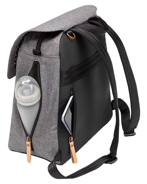 Meta Backpack - Changing Bag- Mum Bag with Changing Pad- Graphite Black